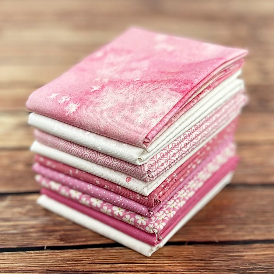 Texas Rosewater Fat Quarter Bundle (9 FQs) – FWFS Exclusive by Fort Worth Fabric Studio