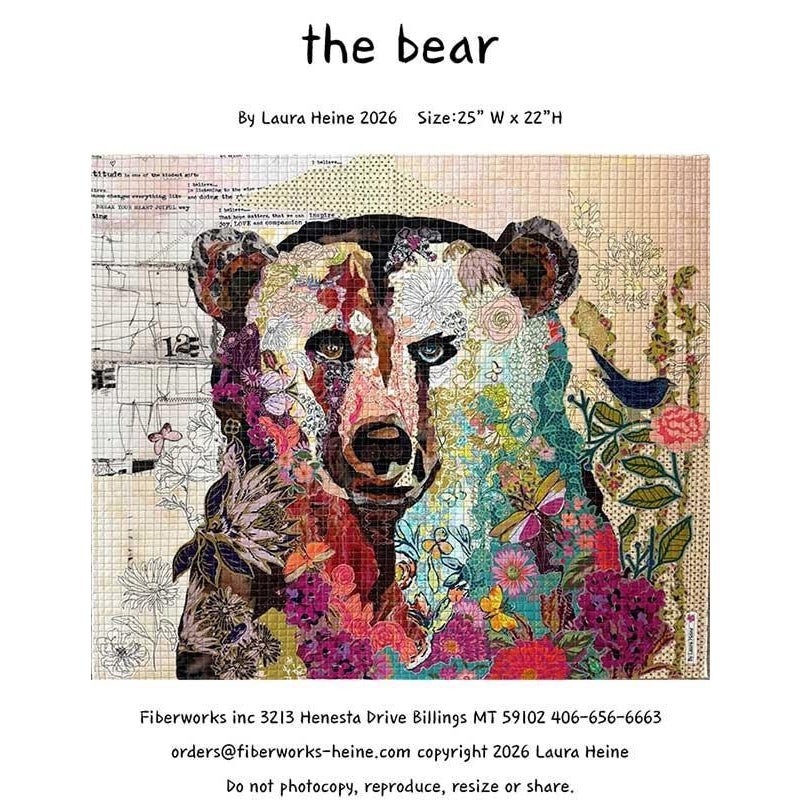 The Bear Collage Pattern from Fiberworks Inc by Fiberworks Inc