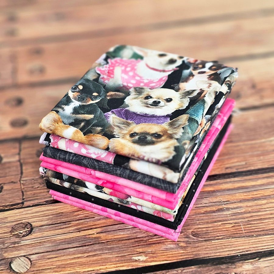 The Usual Suspects – FWFS Exclusive 6 Piece Fat Quarter Bundle by Fort Worth Fabric Studio