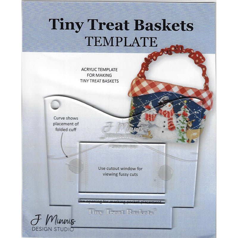 Tiny Treat Baskets Acrylic Template by J. Minnis Designs by J. Minnis Designs