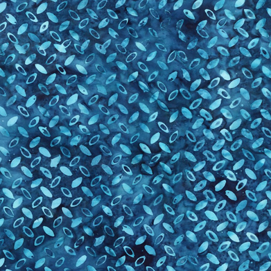 Tonga Juniper Batiks Ethnic Patterns Teal 1 Yard Cut by Timeless Treasures
