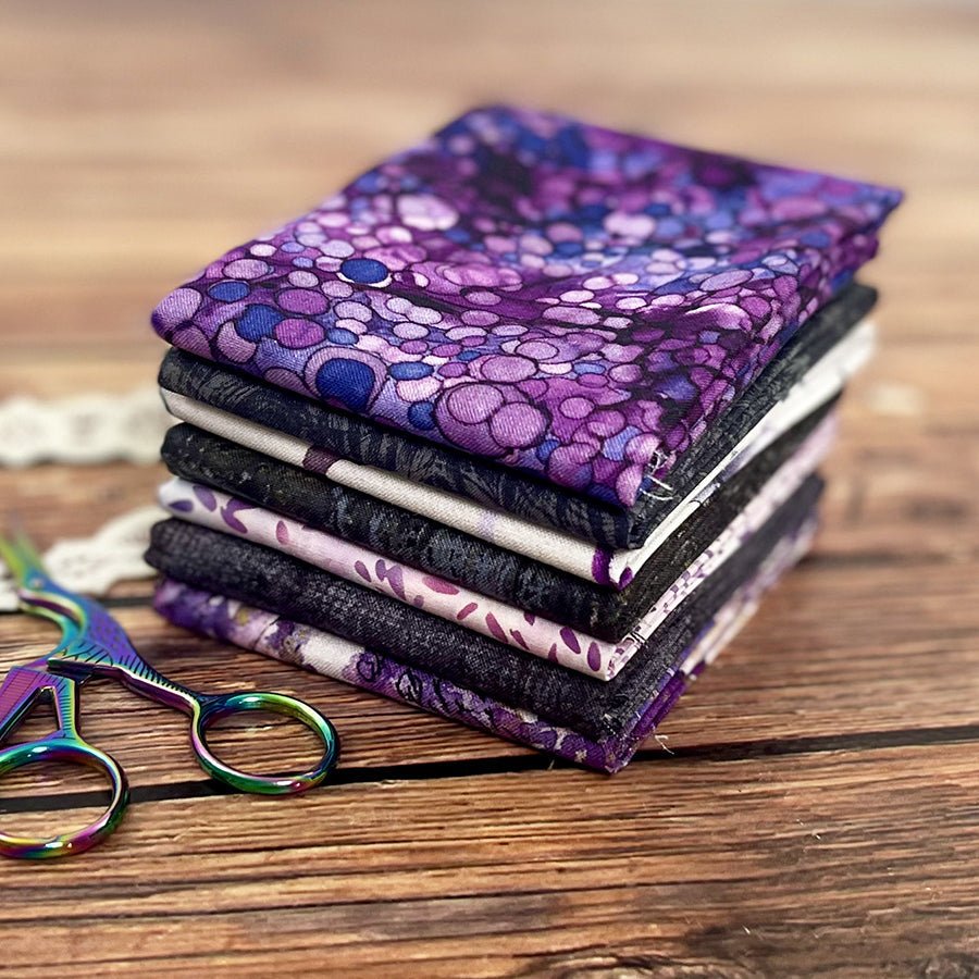 Twlight in Blanco – FWFS Exclusive 7 Piece Fat Quarter Bundle by Fort Worth Fabric Studio