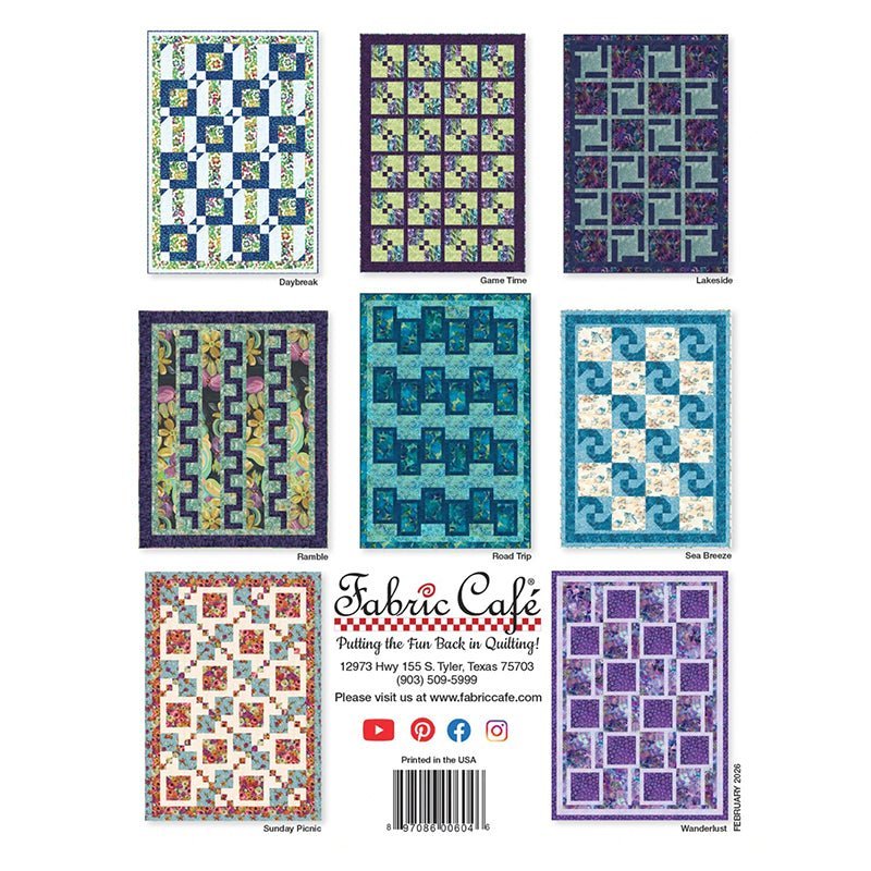 Weekend 3 - Yard Quilts Quilt Book from Fabric Cafe by Fabric Cafe
