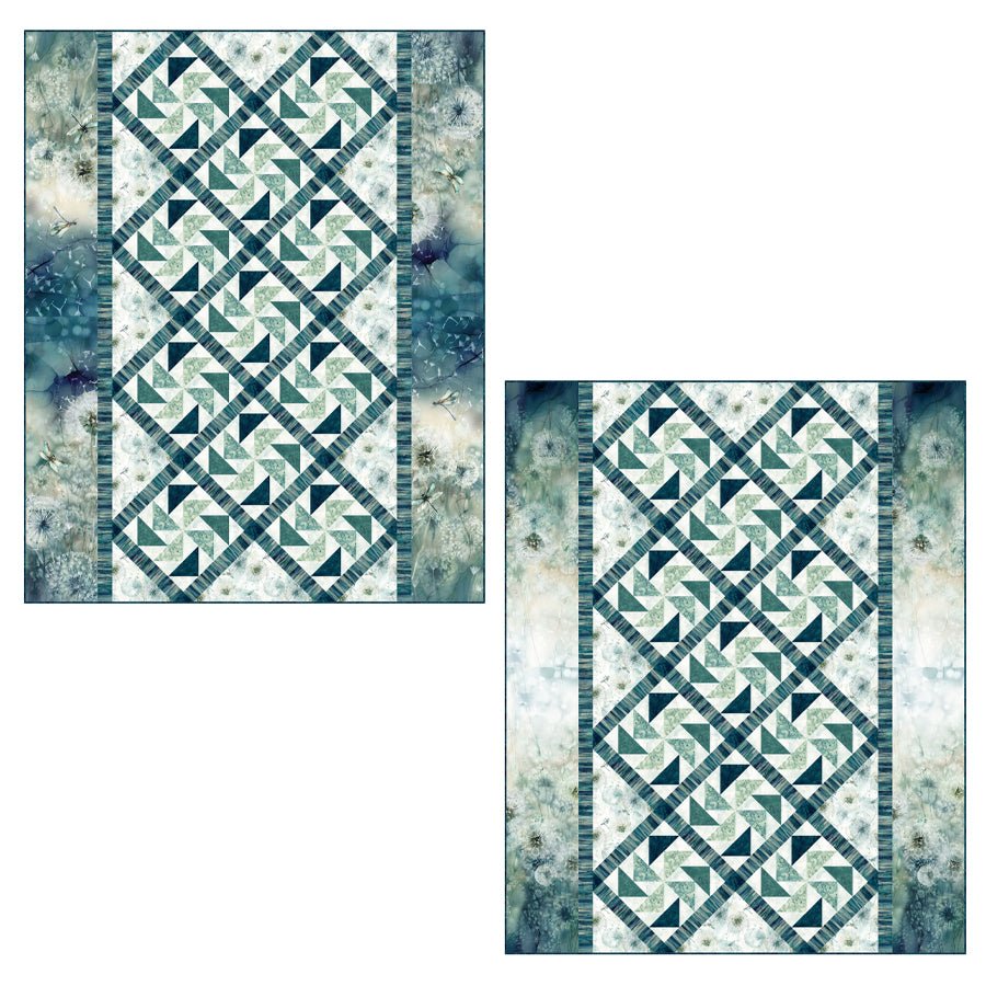 Whispers of Winter Quilt Pattern by QuiltFox Design by QuiltFOX Design