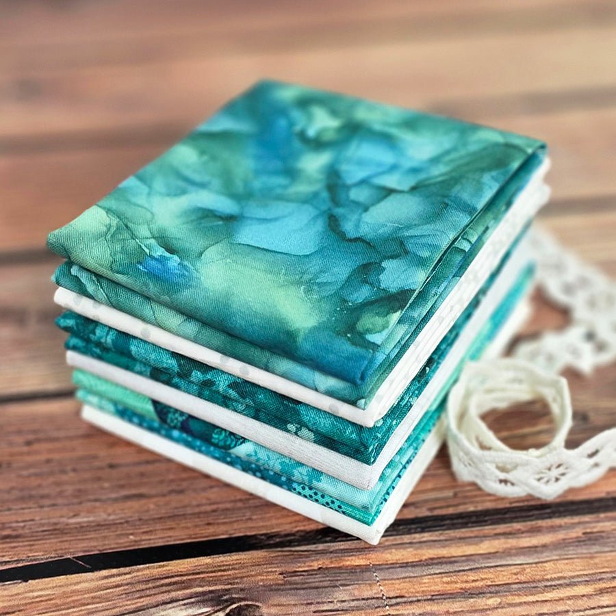 Wimberley Blue Hole – FWFS Exclusive 6 Piece Fat Quarter Bundle - Fort Worth Fabric Studio from Fort Worth Fabric Studio