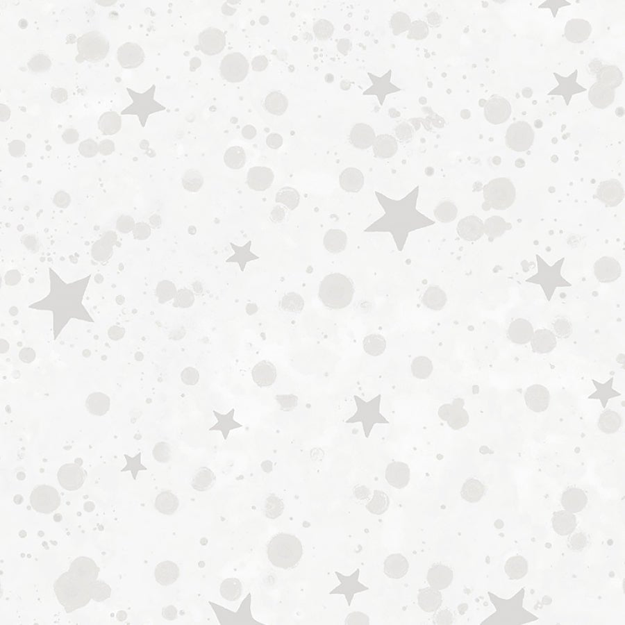 Windham Meowy Christmas Twinkle White 1 Yard Cut by Windham