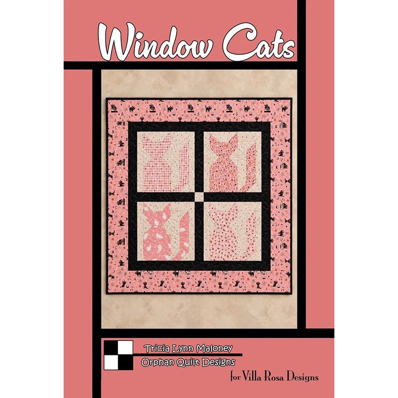 Window Cats Quilt Pattern by Villa Rosa Designs