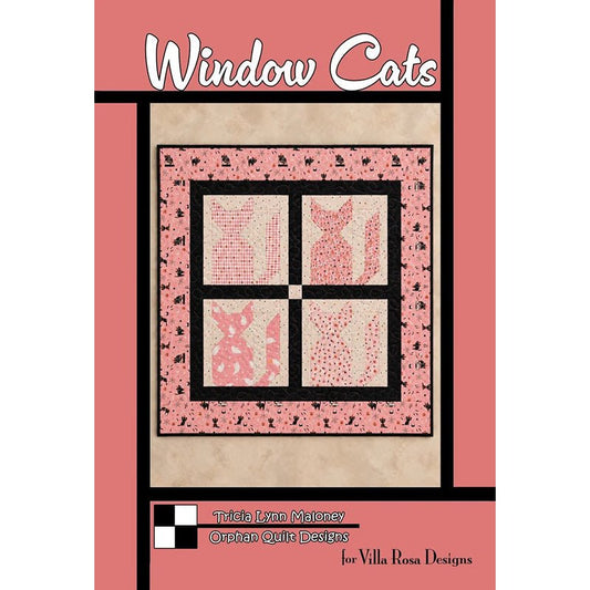 Window Cats Quilt Pattern by Villa Rosa Designs