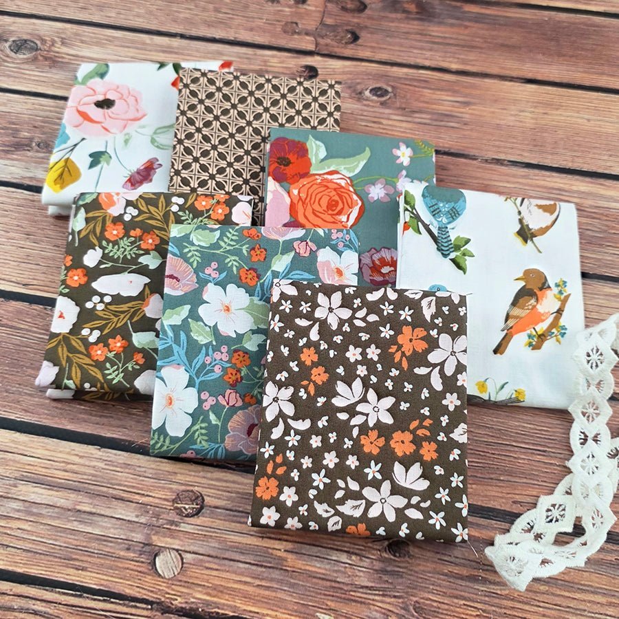 Winged Medley Fat Quarter Bundle from Riley Blake 7 Prints by Riley Blake