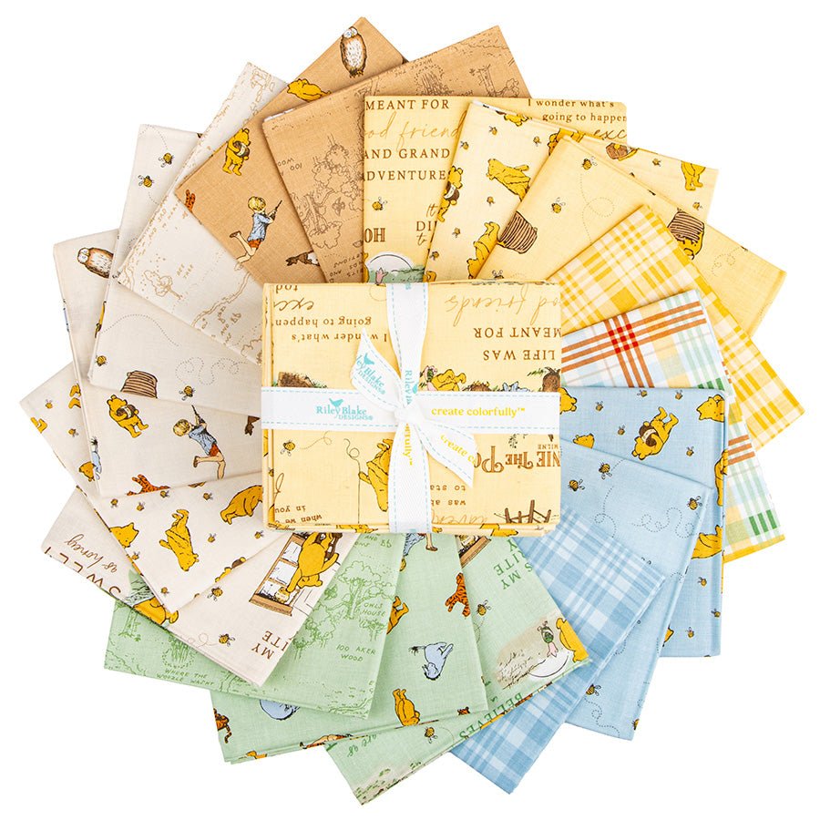 Winnie the Pooh Fat Quarter Bundle by Riley Blake
