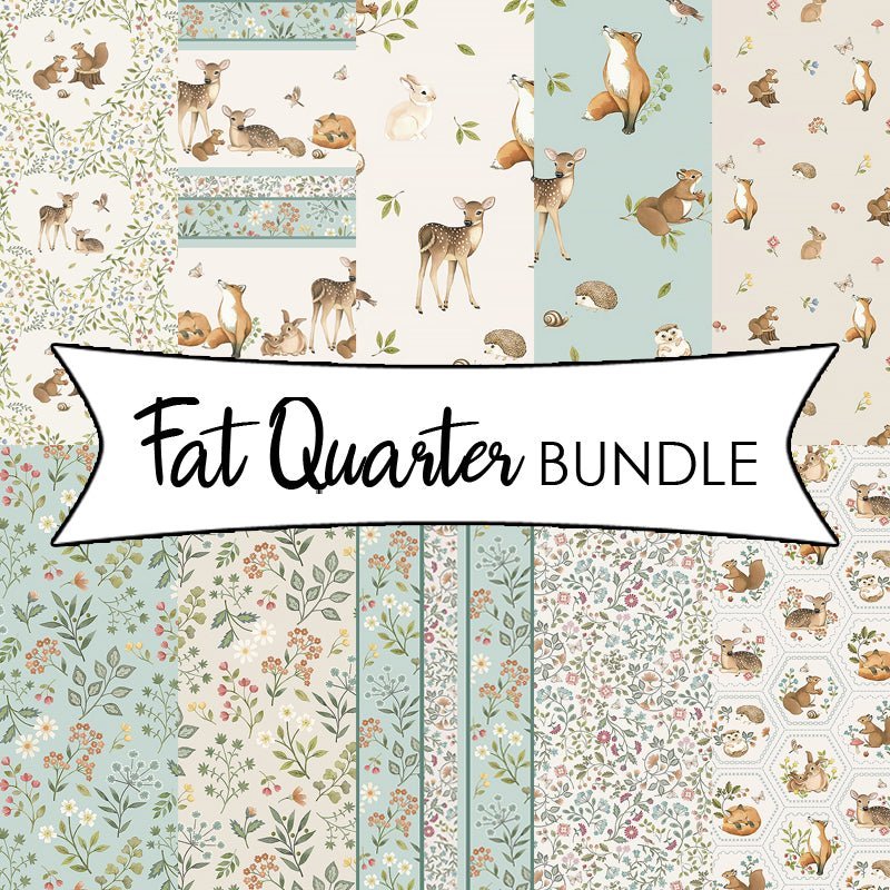 Woodland Heart Fat Quarter Bundle by Northcott