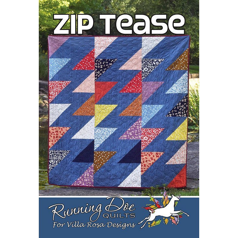 Zip Tease Quilt Pattern by Villa Rosa Designs
